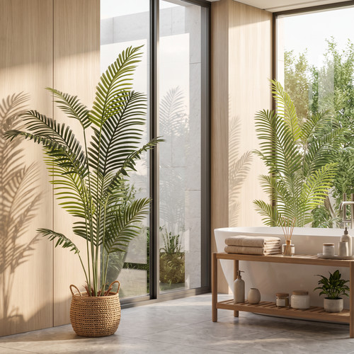 2ft artificial palm - artificial, set